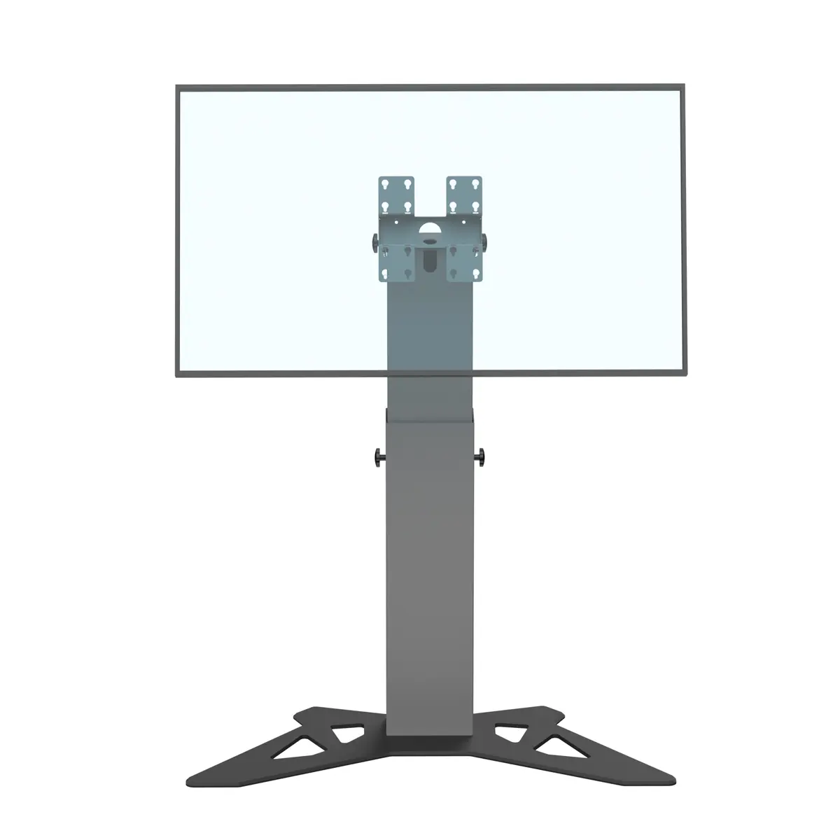 Support écran bas retour écran hauteur réglable 800-1200mm 32 à 50" réglable en hauteur avec embase type A